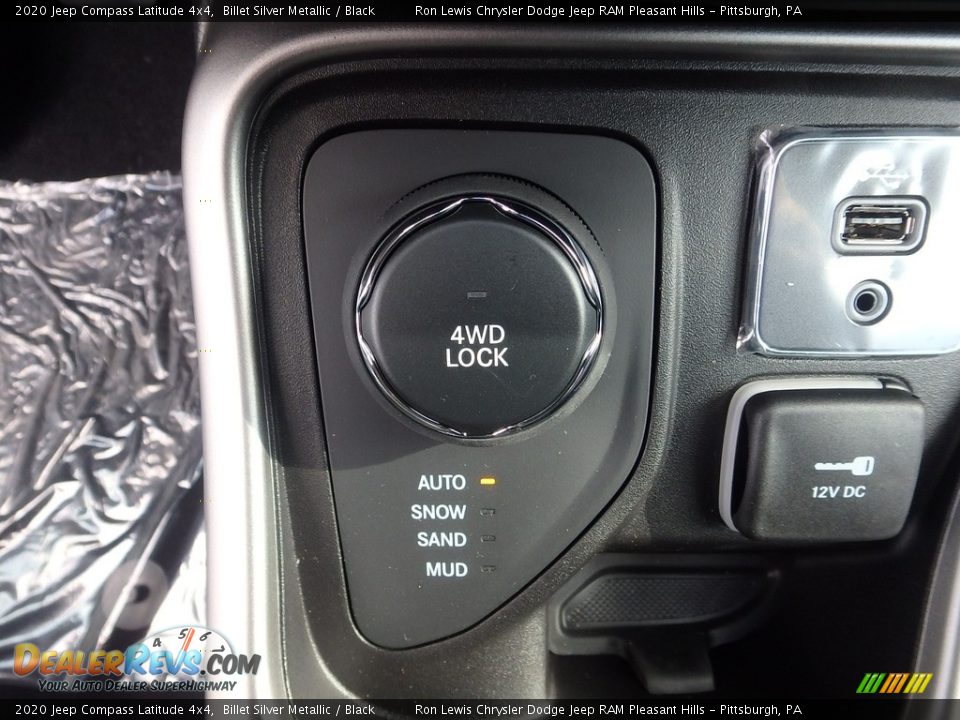 2020 Jeep Compass Latitude 4x4 Billet Silver Metallic / Black Photo #20