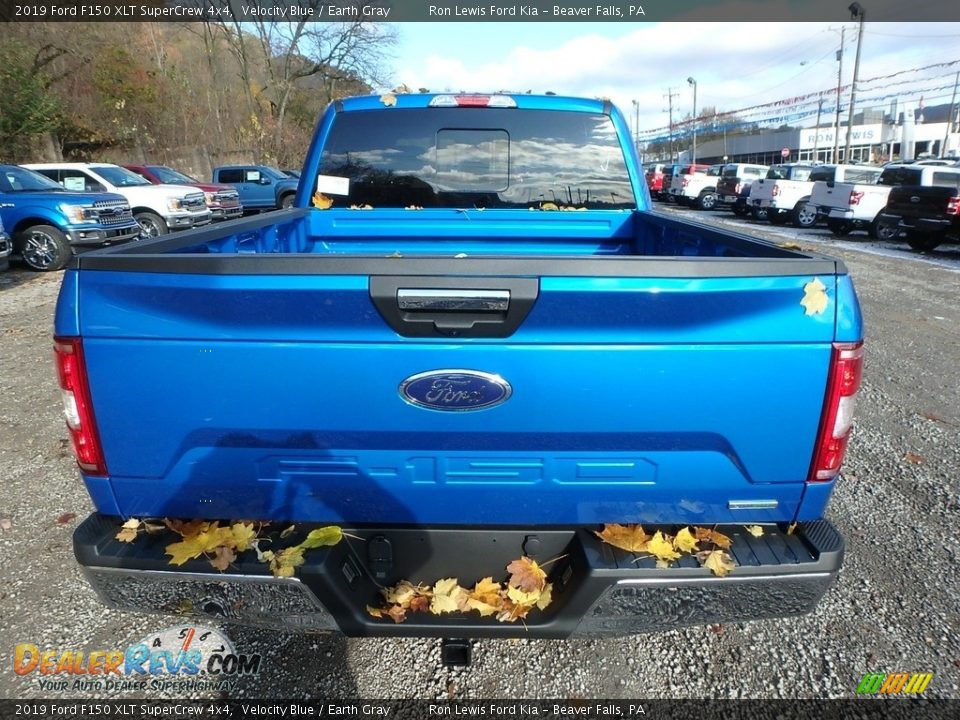 2019 Ford F150 XLT SuperCrew 4x4 Velocity Blue / Earth Gray Photo #3