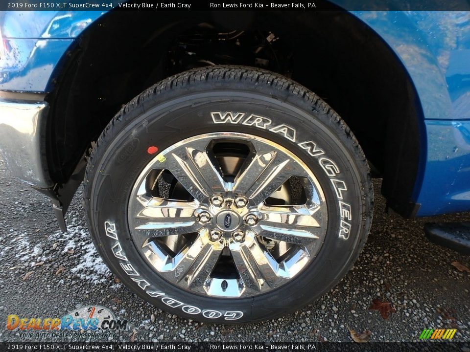 2019 Ford F150 XLT SuperCrew 4x4 Velocity Blue / Earth Gray Photo #9