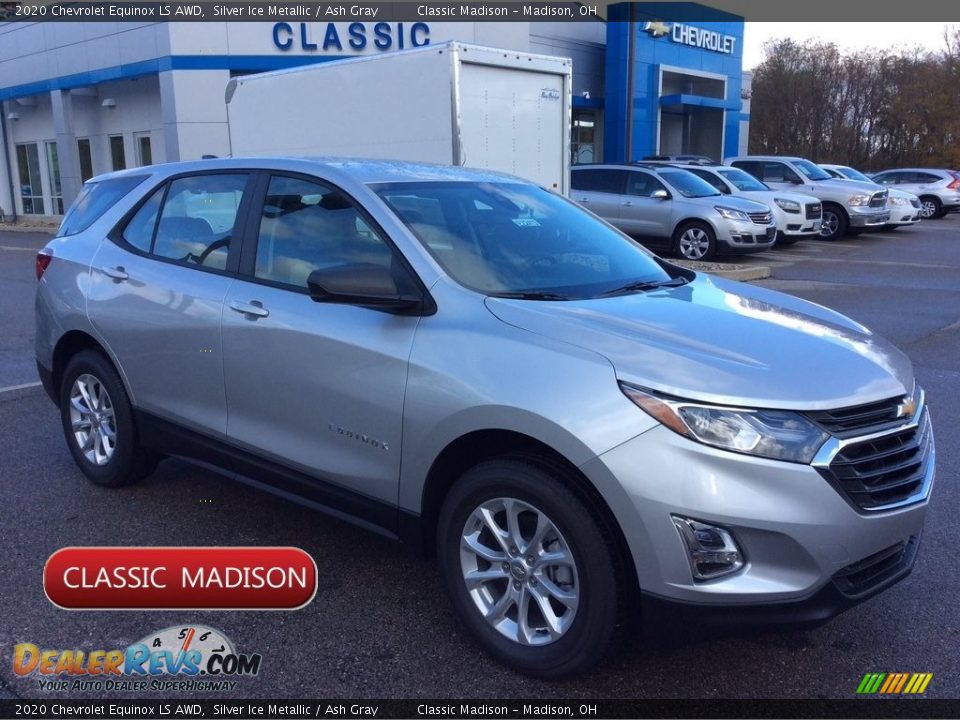 2020 Chevrolet Equinox LS AWD Silver Ice Metallic / Ash Gray Photo #1