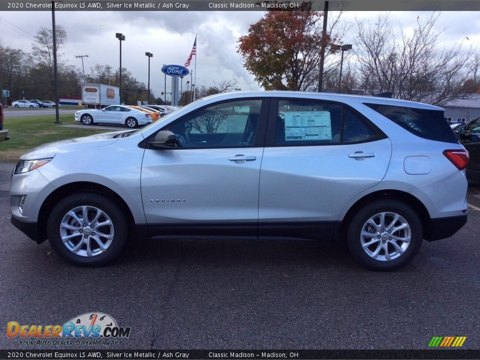 2020 Chevrolet Equinox LS AWD Silver Ice Metallic / Ash Gray Photo #6