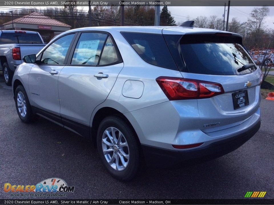 2020 Chevrolet Equinox LS AWD Silver Ice Metallic / Ash Gray Photo #7