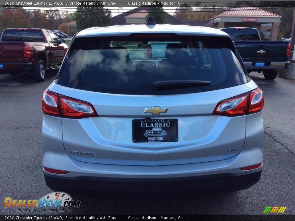 2020 Chevrolet Equinox LS AWD Silver Ice Metallic / Ash Gray Photo #8