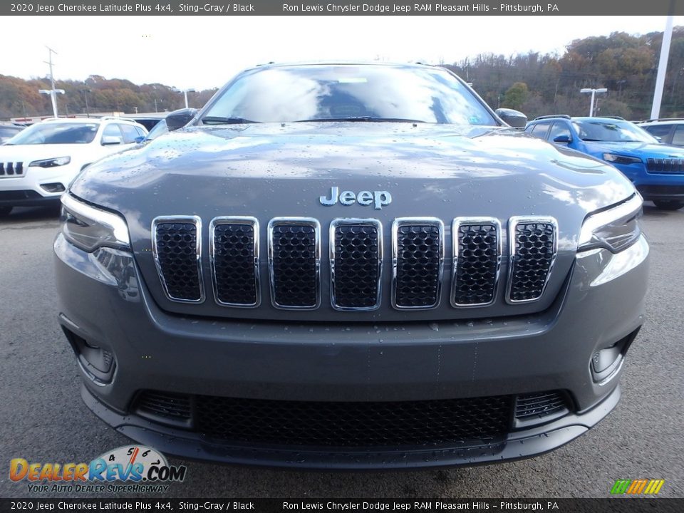 2020 Jeep Cherokee Latitude Plus 4x4 Sting-Gray / Black Photo #9
