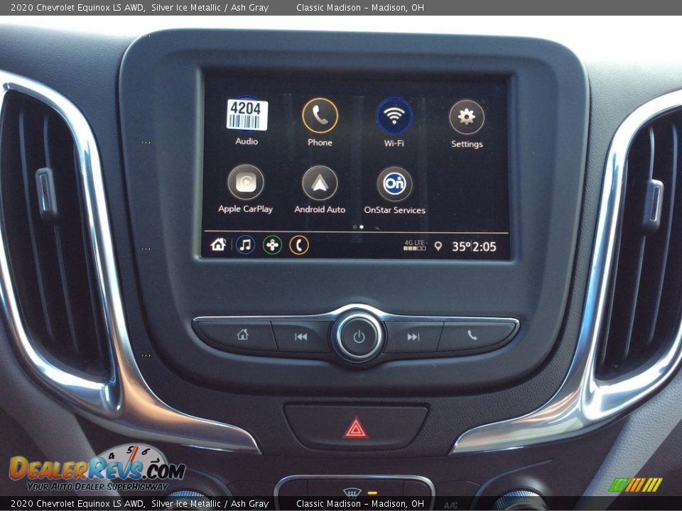 2020 Chevrolet Equinox LS AWD Silver Ice Metallic / Ash Gray Photo #14