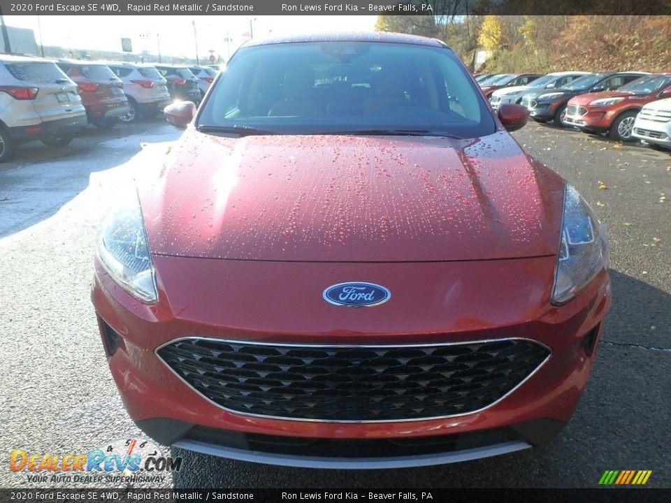 2020 Ford Escape SE 4WD Rapid Red Metallic / Sandstone Photo #8