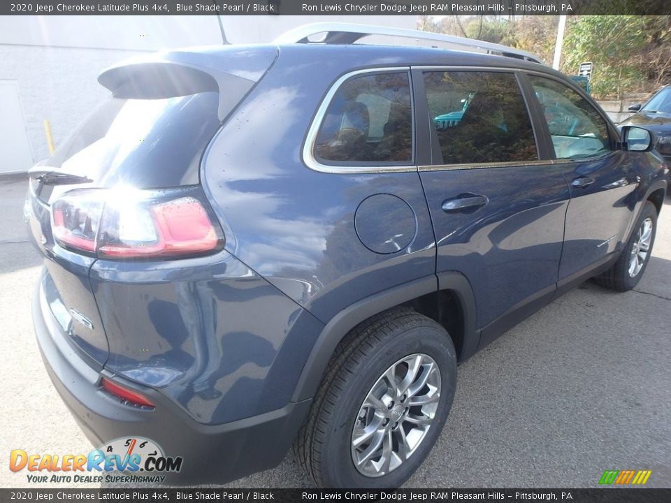 2020 Jeep Cherokee Latitude Plus 4x4 Blue Shade Pearl / Black Photo #6