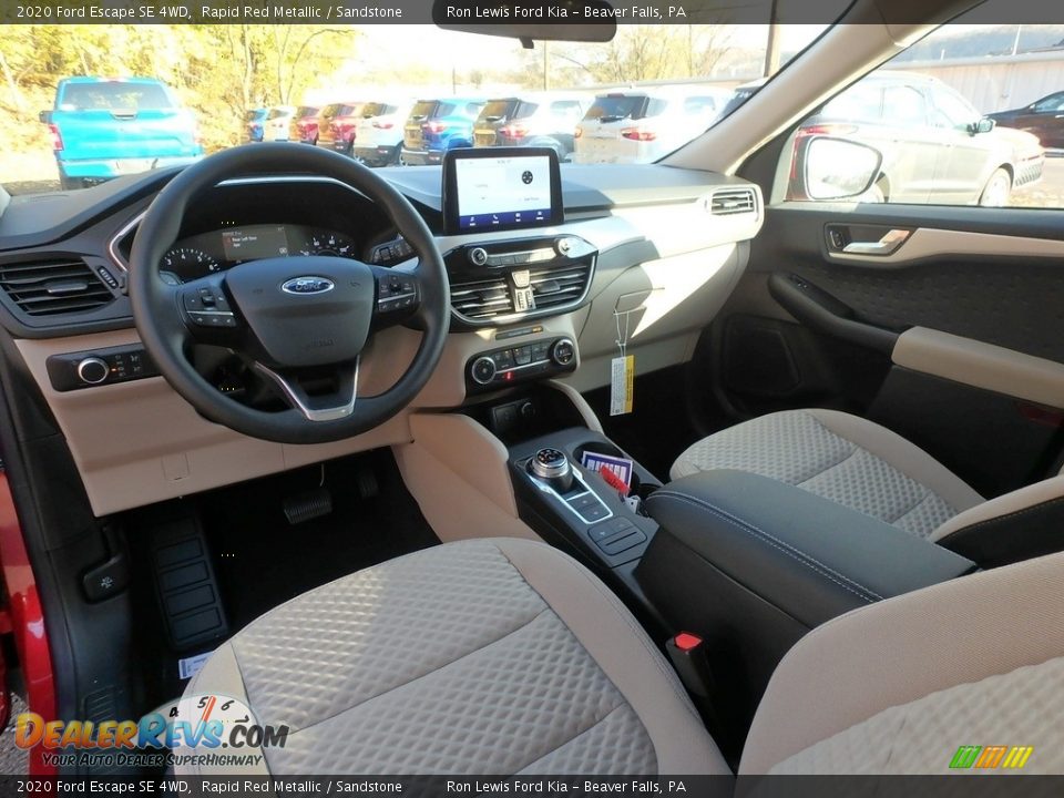 2020 Ford Escape SE 4WD Rapid Red Metallic / Sandstone Photo #15