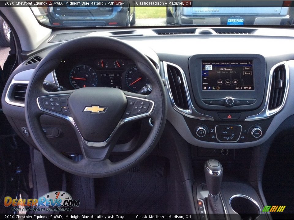 2020 Chevrolet Equinox LS AWD Midnight Blue Metallic / Ash Gray Photo #3