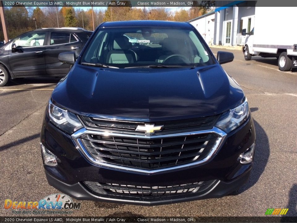 2020 Chevrolet Equinox LS AWD Midnight Blue Metallic / Ash Gray Photo #4