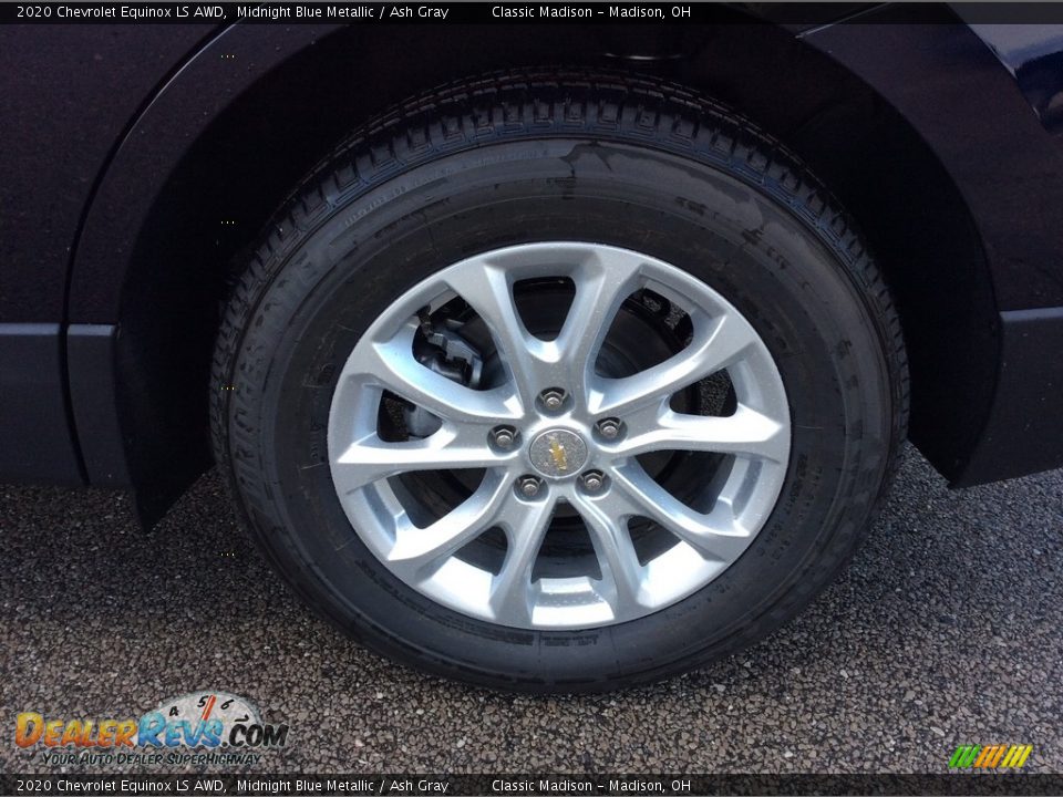 2020 Chevrolet Equinox LS AWD Midnight Blue Metallic / Ash Gray Photo #9