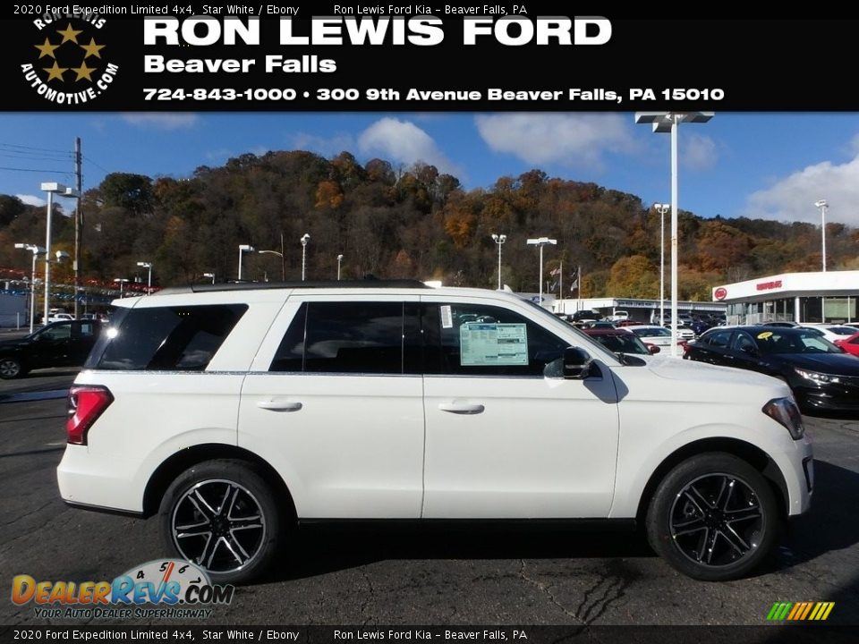 2020 Ford Expedition Limited 4x4 Star White / Ebony Photo #1