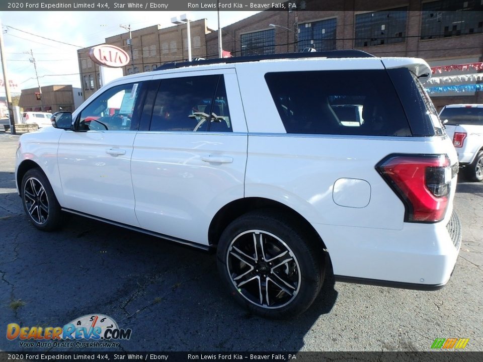 2020 Ford Expedition Limited 4x4 Star White / Ebony Photo #5