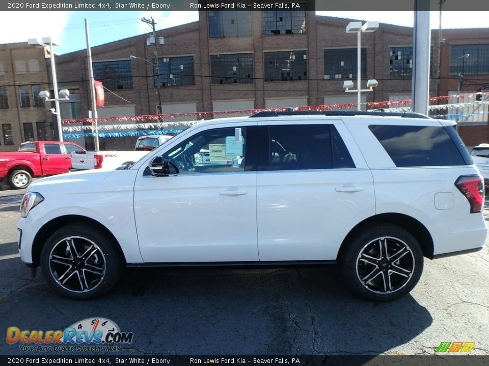 2020 Ford Expedition Limited 4x4 Star White / Ebony Photo #6