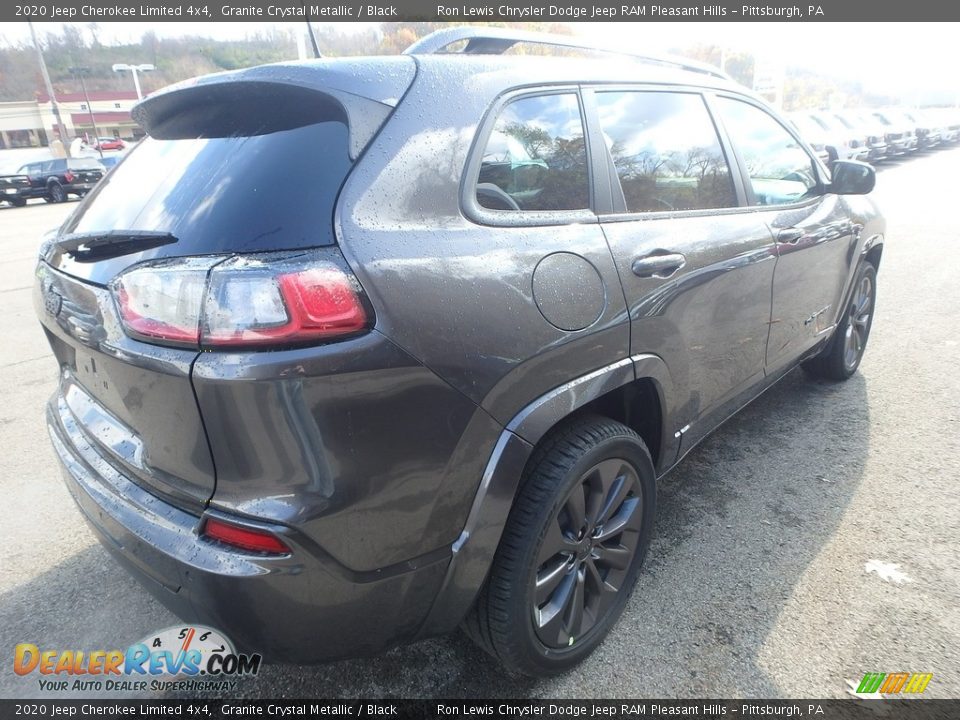 2020 Jeep Cherokee Limited 4x4 Granite Crystal Metallic / Black Photo #6