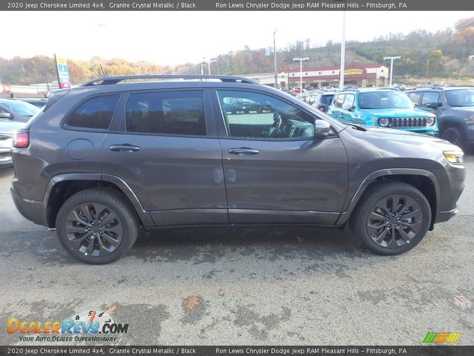 2020 Jeep Cherokee Limited 4x4 Granite Crystal Metallic / Black Photo #7