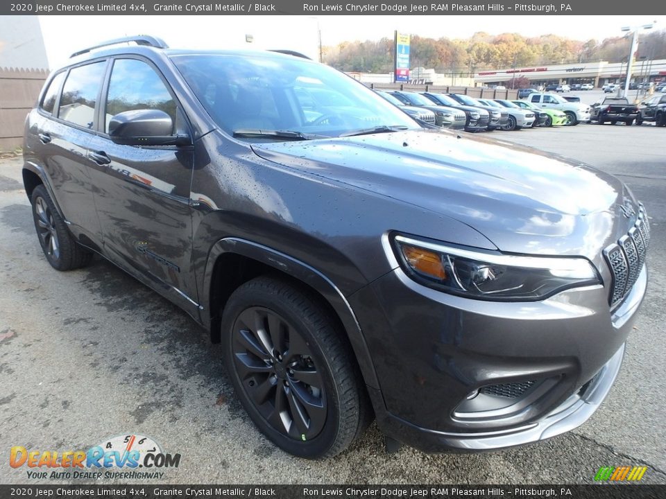 2020 Jeep Cherokee Limited 4x4 Granite Crystal Metallic / Black Photo #8