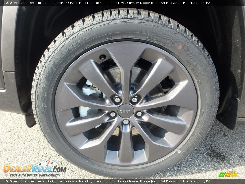 2020 Jeep Cherokee Limited 4x4 Granite Crystal Metallic / Black Photo #10