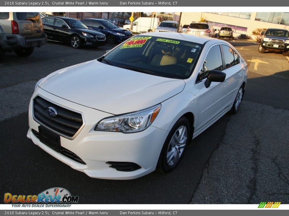 2016 Subaru Legacy 2.5i Crystal White Pearl / Warm Ivory Photo #1