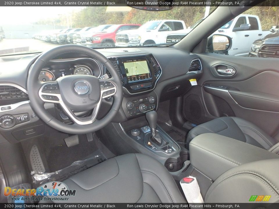 2020 Jeep Cherokee Limited 4x4 Granite Crystal Metallic / Black Photo #13