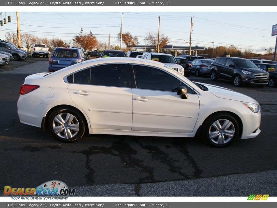 2016 Subaru Legacy 2.5i Crystal White Pearl / Warm Ivory Photo #4