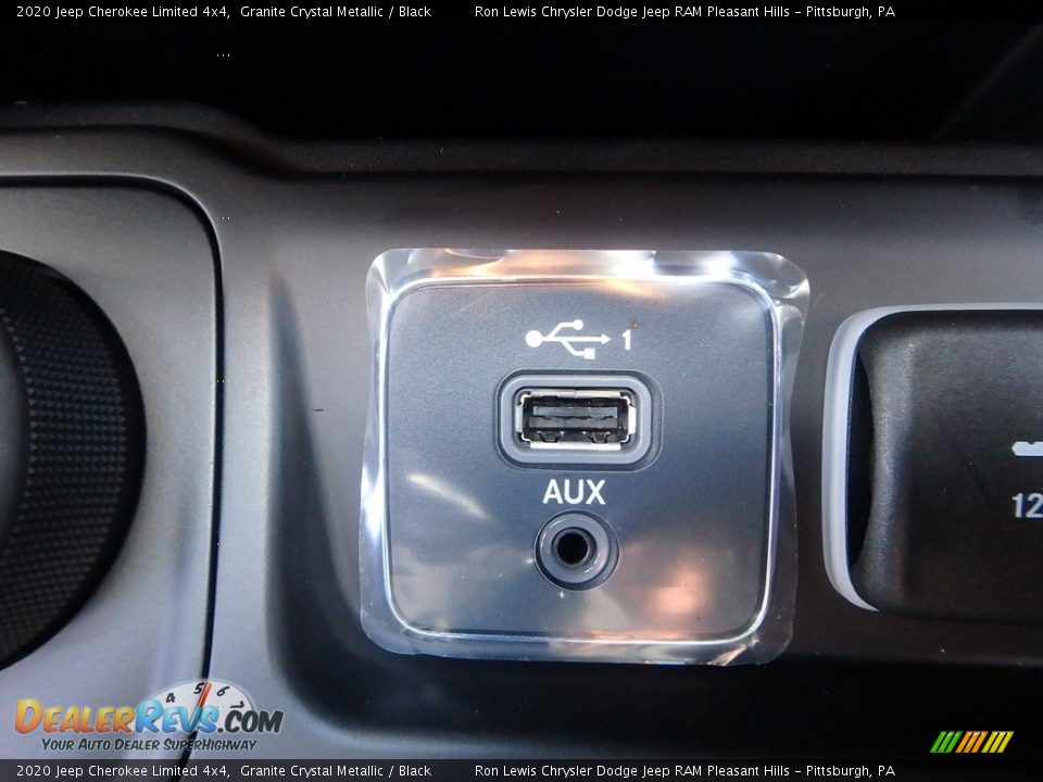 2020 Jeep Cherokee Limited 4x4 Granite Crystal Metallic / Black Photo #19