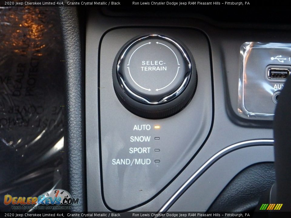 2020 Jeep Cherokee Limited 4x4 Granite Crystal Metallic / Black Photo #20