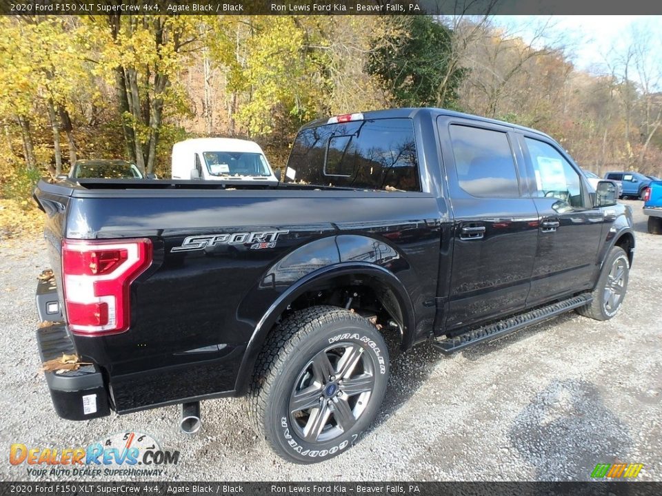 2020 Ford F150 XLT SuperCrew 4x4 Agate Black / Black Photo #2