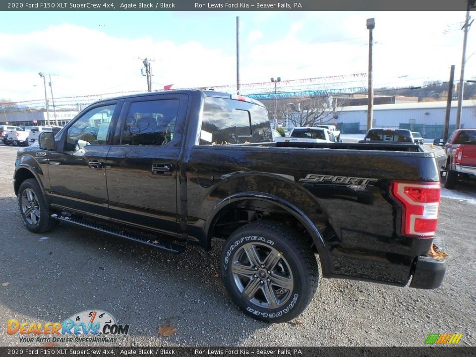 2020 Ford F150 XLT SuperCrew 4x4 Agate Black / Black Photo #4