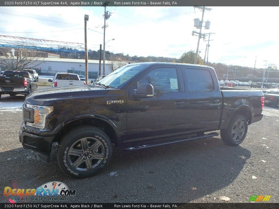2020 Ford F150 XLT SuperCrew 4x4 Agate Black / Black Photo #6