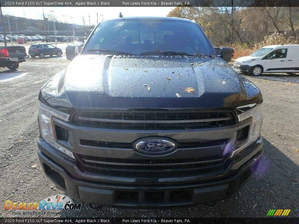 2020 Ford F150 XLT SuperCrew 4x4 Agate Black / Black Photo #7
