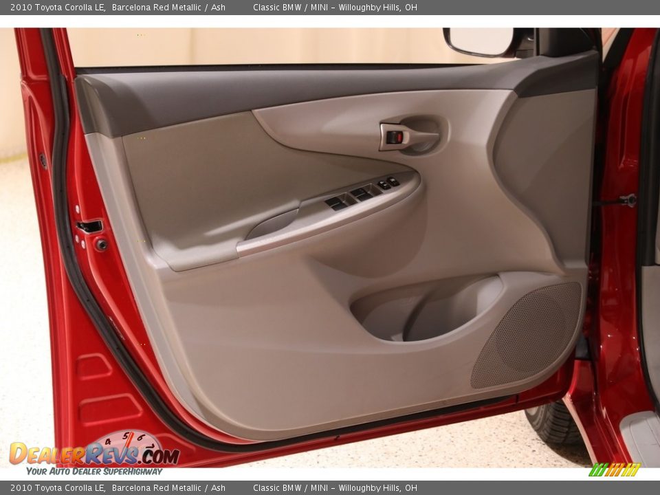 2010 Toyota Corolla LE Barcelona Red Metallic / Ash Photo #4