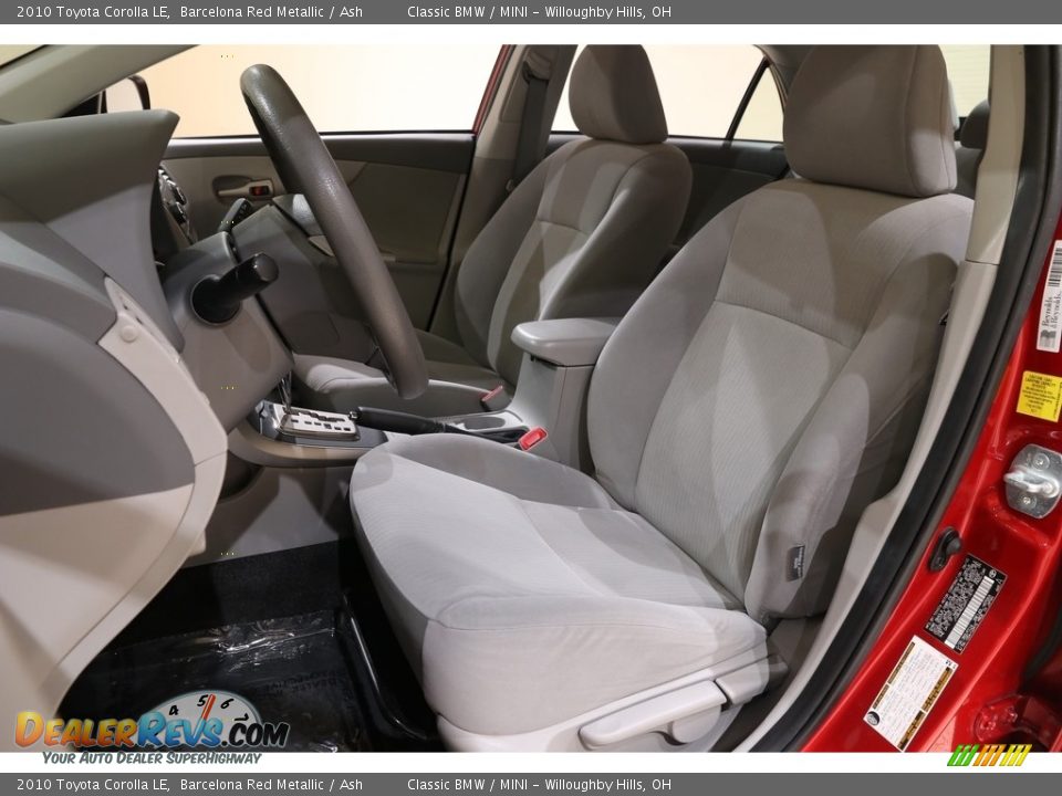 2010 Toyota Corolla LE Barcelona Red Metallic / Ash Photo #5