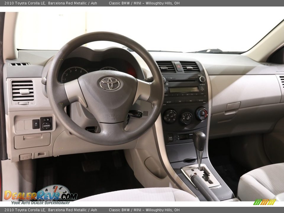 2010 Toyota Corolla LE Barcelona Red Metallic / Ash Photo #6