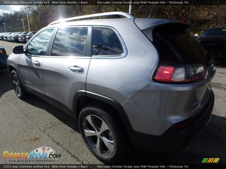 2020 Jeep Cherokee Limited 4x4 Billet Silver Metallic / Black Photo #3