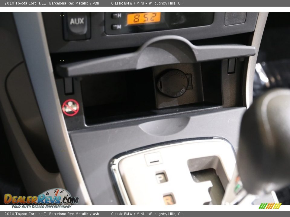 2010 Toyota Corolla LE Barcelona Red Metallic / Ash Photo #11