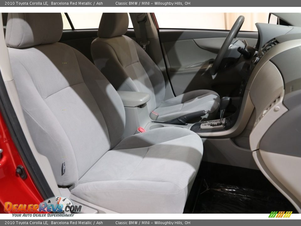 2010 Toyota Corolla LE Barcelona Red Metallic / Ash Photo #12