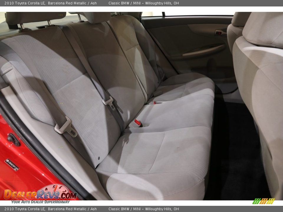 2010 Toyota Corolla LE Barcelona Red Metallic / Ash Photo #13