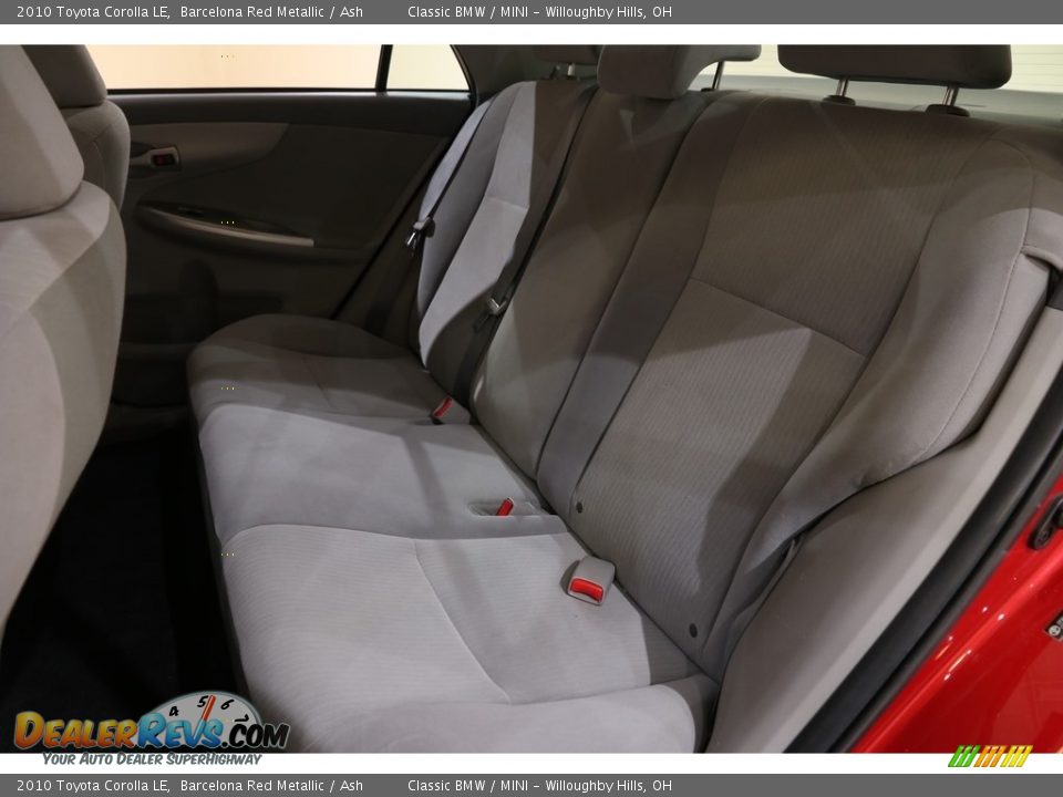 2010 Toyota Corolla LE Barcelona Red Metallic / Ash Photo #14