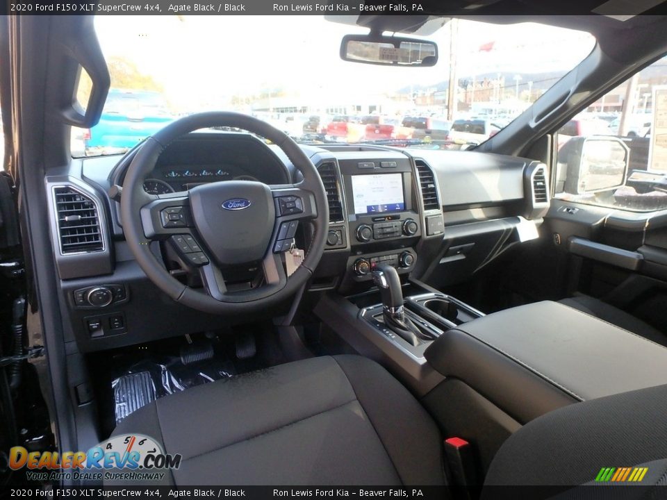 2020 Ford F150 XLT SuperCrew 4x4 Agate Black / Black Photo #15