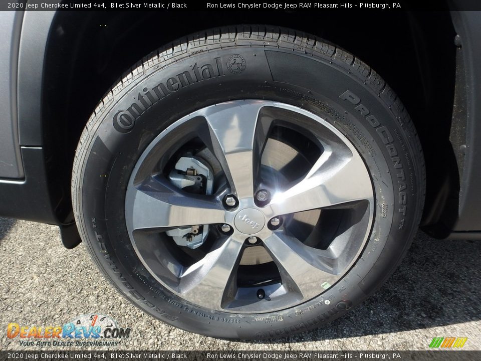 2020 Jeep Cherokee Limited 4x4 Billet Silver Metallic / Black Photo #10