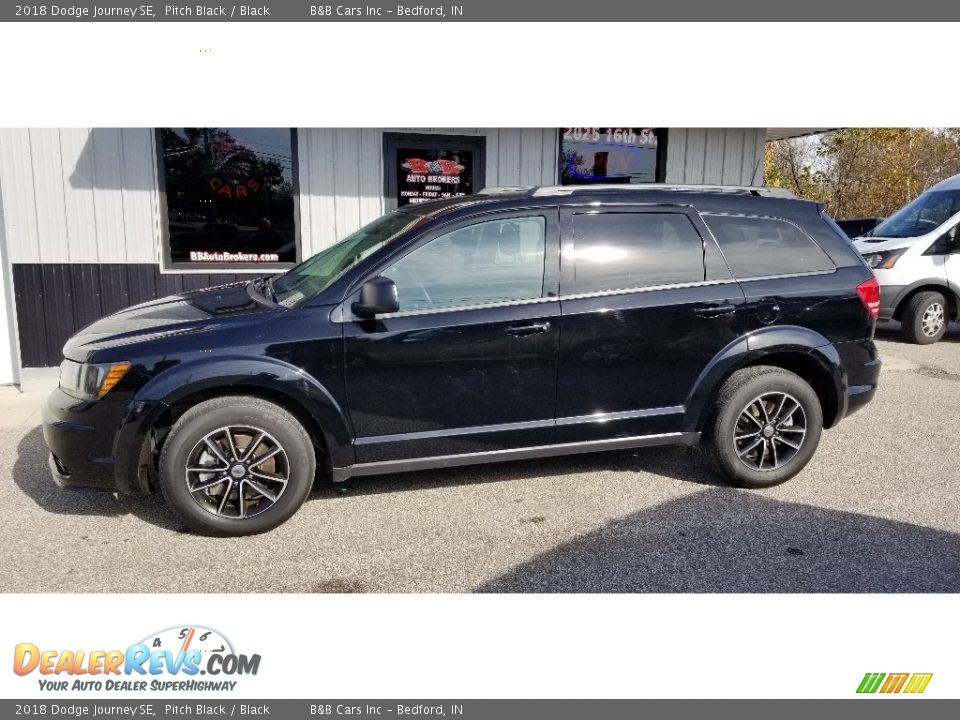 2018 Dodge Journey SE Pitch Black / Black Photo #2