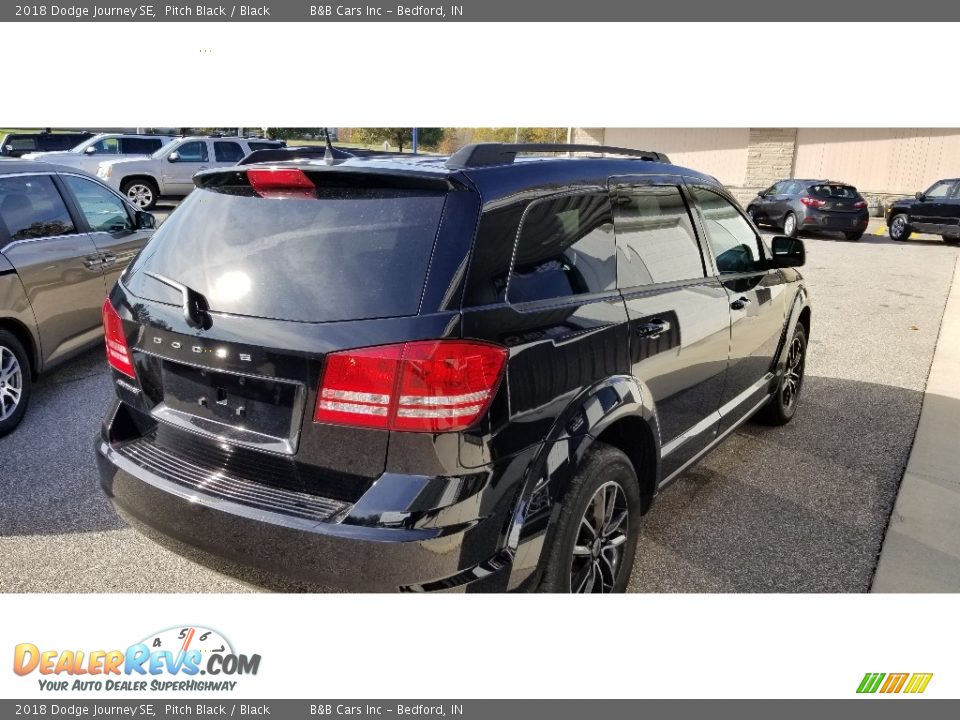 2018 Dodge Journey SE Pitch Black / Black Photo #6