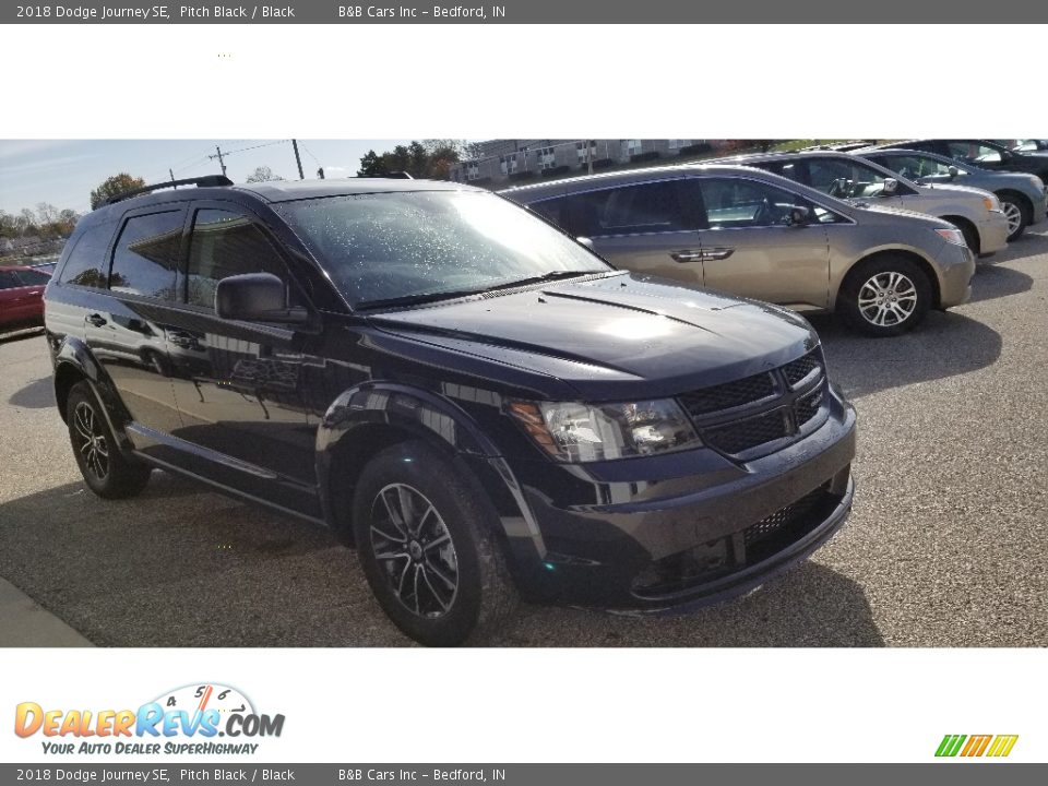 2018 Dodge Journey SE Pitch Black / Black Photo #7
