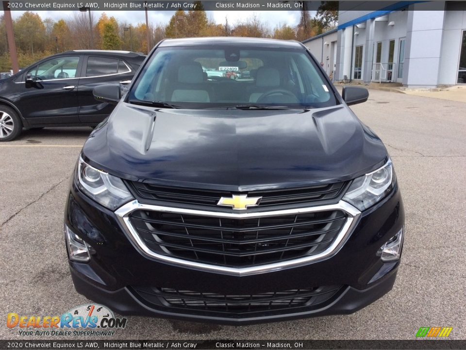 2020 Chevrolet Equinox LS AWD Midnight Blue Metallic / Ash Gray Photo #4