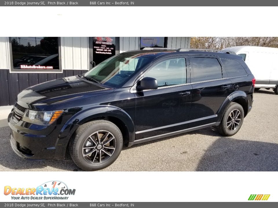 2018 Dodge Journey SE Pitch Black / Black Photo #9