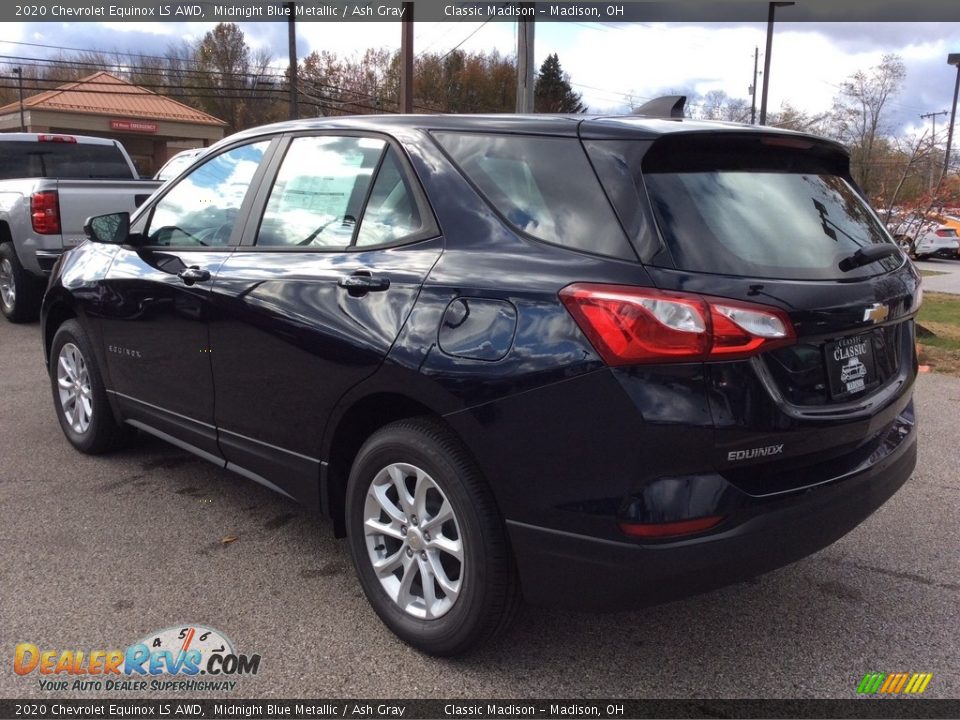 2020 Chevrolet Equinox LS AWD Midnight Blue Metallic / Ash Gray Photo #7