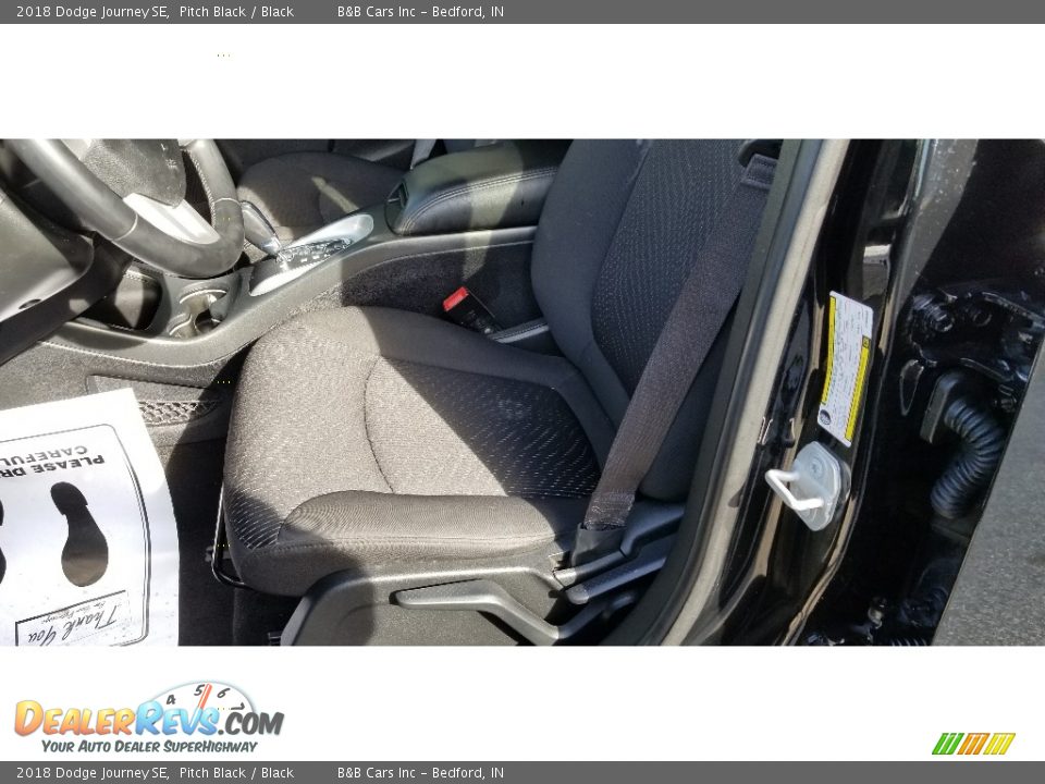 2018 Dodge Journey SE Pitch Black / Black Photo #11
