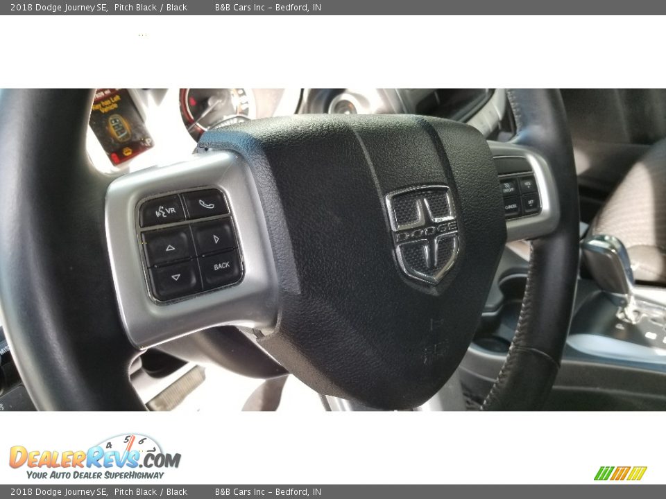 2018 Dodge Journey SE Pitch Black / Black Photo #12