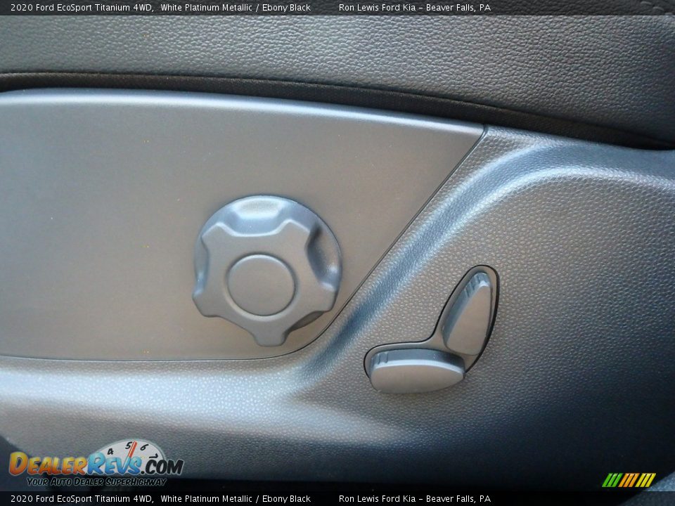2020 Ford EcoSport Titanium 4WD White Platinum Metallic / Ebony Black Photo #12